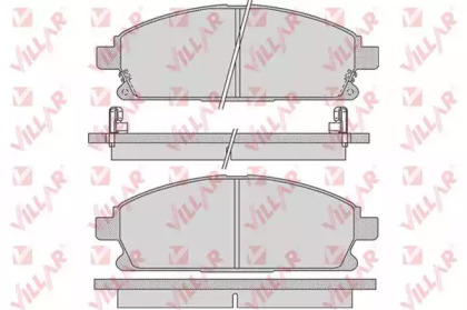Комплект тормозных колодок (VILLAR: 626.0846)