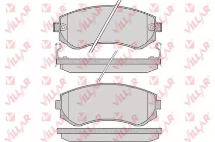 Комплект тормозных колодок (VILLAR: 626.0856)