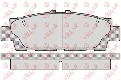 Комплект тормозных колодок (VILLAR: 626.0943)