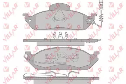 Комплект тормозных колодок (VILLAR: 626.0983)
