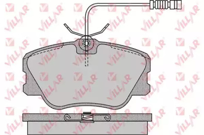 Комплект тормозных колодок (VILLAR: 626.0986)