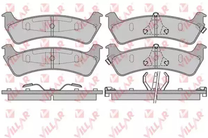 Комплект тормозных колодок (VILLAR: 626.0990)