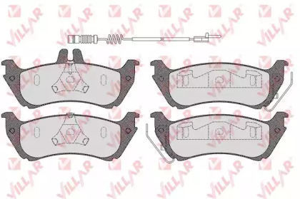 Комплект тормозных колодок (VILLAR: 626.1000A)