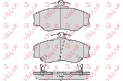 Комплект тормозных колодок (VILLAR: 626.1009)