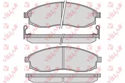 Комплект тормозных колодок (VILLAR: 626.1030)