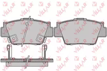 Комплект тормозных колодок (VILLAR: 626.1038)
