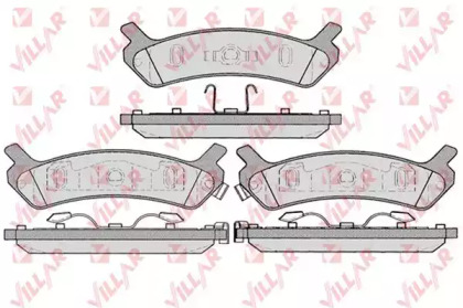 Комплект тормозных колодок (VILLAR: 626.1039)