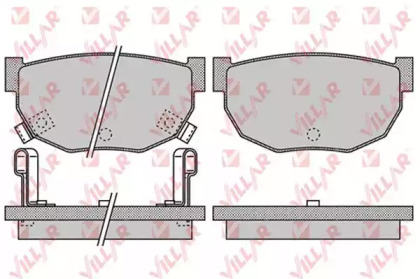 Комплект тормозных колодок (VILLAR: 626.1048)