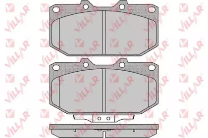 Комплект тормозных колодок (VILLAR: 626.1049)