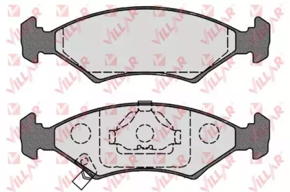 Комплект тормозных колодок (VILLAR: 626.1067)