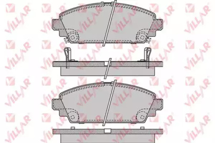 Комплект тормозных колодок (VILLAR: 626.1069)