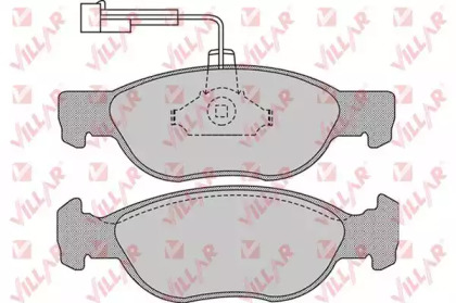 Комплект тормозных колодок (VILLAR: 626.1076)