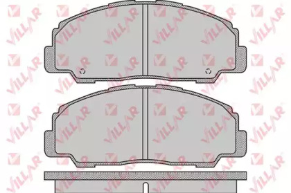 Комплект тормозных колодок (VILLAR: 626.1082)