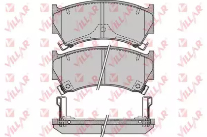 Комплект тормозных колодок (VILLAR: 626.1101)