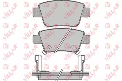 Комплект тормозных колодок (VILLAR: 626.1113)