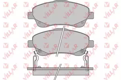 Комплект тормозных колодок (VILLAR: 626.1114)