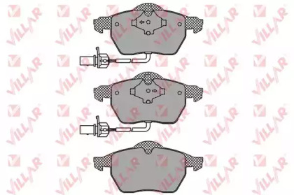 Комплект тормозных колодок (VILLAR: 626.1119)