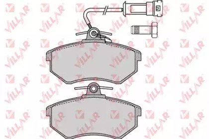 Комплект тормозных колодок (VILLAR: 626.1137)