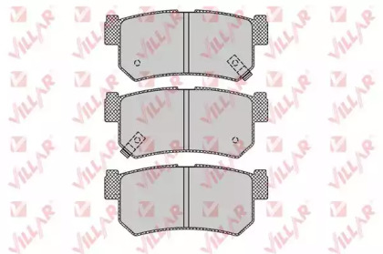 Комплект тормозных колодок (VILLAR: 626.1210)