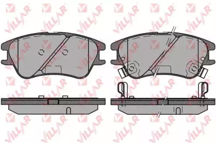 Комплект тормозных колодок (VILLAR: 626.1212)