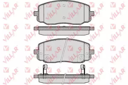 Комплект тормозных колодок (VILLAR: 626.1220)