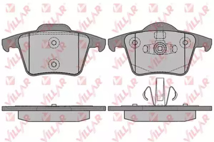Комплект тормозных колодок (VILLAR: 626.1234)