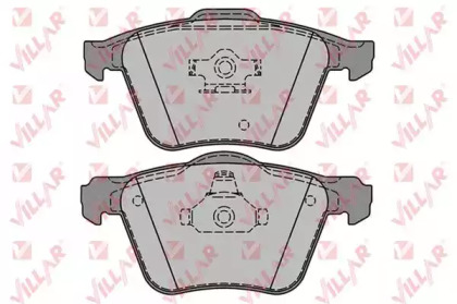 Комплект тормозных колодок (VILLAR: 626.1237)