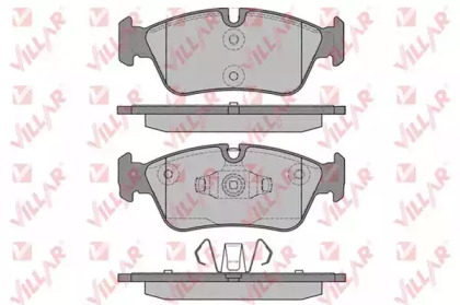 Комплект тормозных колодок (VILLAR: 626.1250)