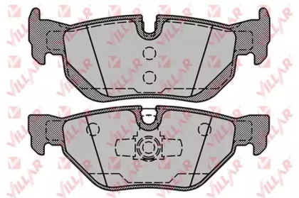 Комплект тормозных колодок (VILLAR: 626.1252)