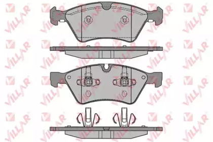 Комплект тормозных колодок (VILLAR: 626.1253)