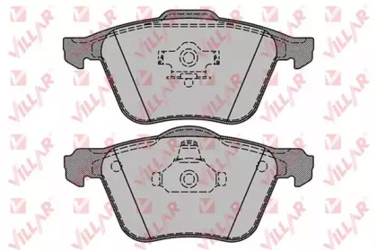 Комплект тормозных колодок (VILLAR: 626.1286)