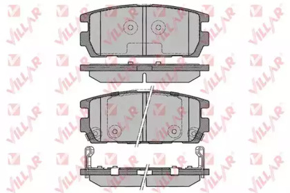 Комплект тормозных колодок (VILLAR: 626.1290)