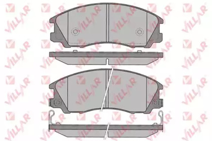 Комплект тормозных колодок (VILLAR: 626.1291)