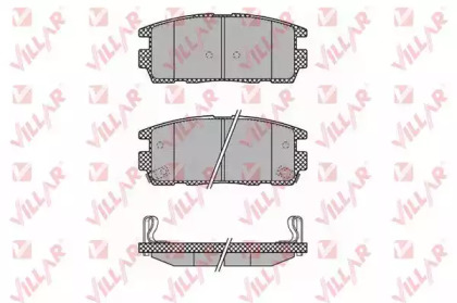 Комплект тормозных колодок (VILLAR: 626.1323)