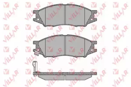 Комплект тормозных колодок (VILLAR: 626.1346)