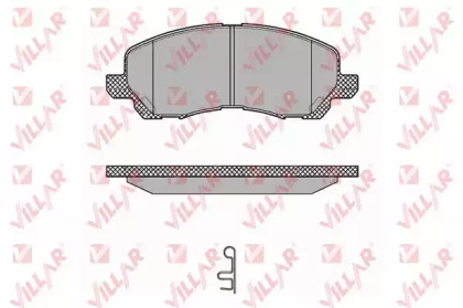 Комплект тормозных колодок (VILLAR: 626.1347)
