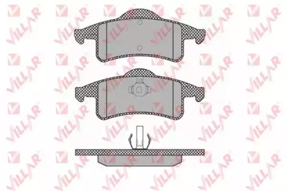 Комплект тормозных колодок (VILLAR: 626.1354)