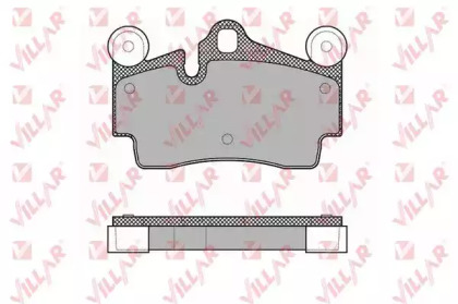 Комплект тормозных колодок (VILLAR: 626.1362)