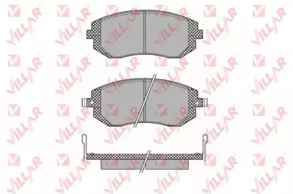 Комплект тормозных колодок (VILLAR: 626.1363)