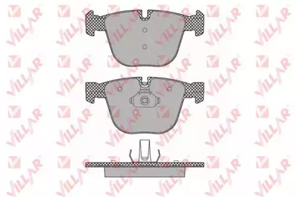 Комплект тормозных колодок (VILLAR: 626.1367)