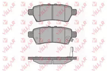 Комплект тормозных колодок (VILLAR: 626.1377)
