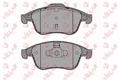 Комплект тормозных колодок (VILLAR: 626.1388)