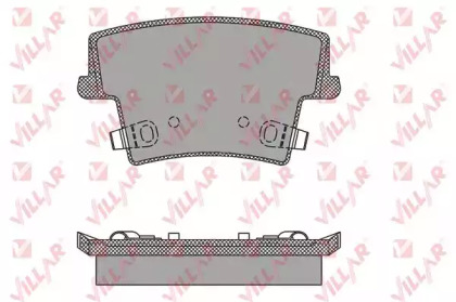 Комплект тормозных колодок (VILLAR: 626.1400)