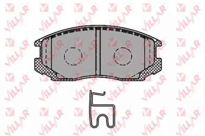Комплект тормозных колодок (VILLAR: 626.1427)