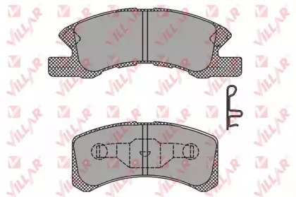 Комплект тормозных колодок (VILLAR: 626.1443)