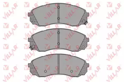 Комплект тормозных колодок (VILLAR: 626.1451)