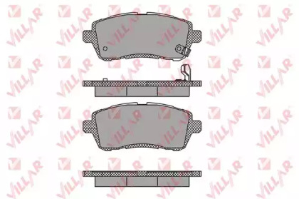 Комплект тормозных колодок (VILLAR: 626.1464)