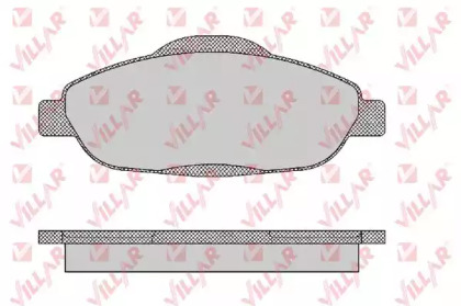 Комплект тормозных колодок (VILLAR: 626.1471)