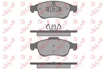 Комплект тормозных колодок (VILLAR: 626.1493)