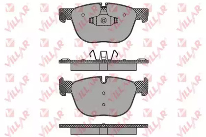 Комплект тормозных колодок (VILLAR: 626.1496)